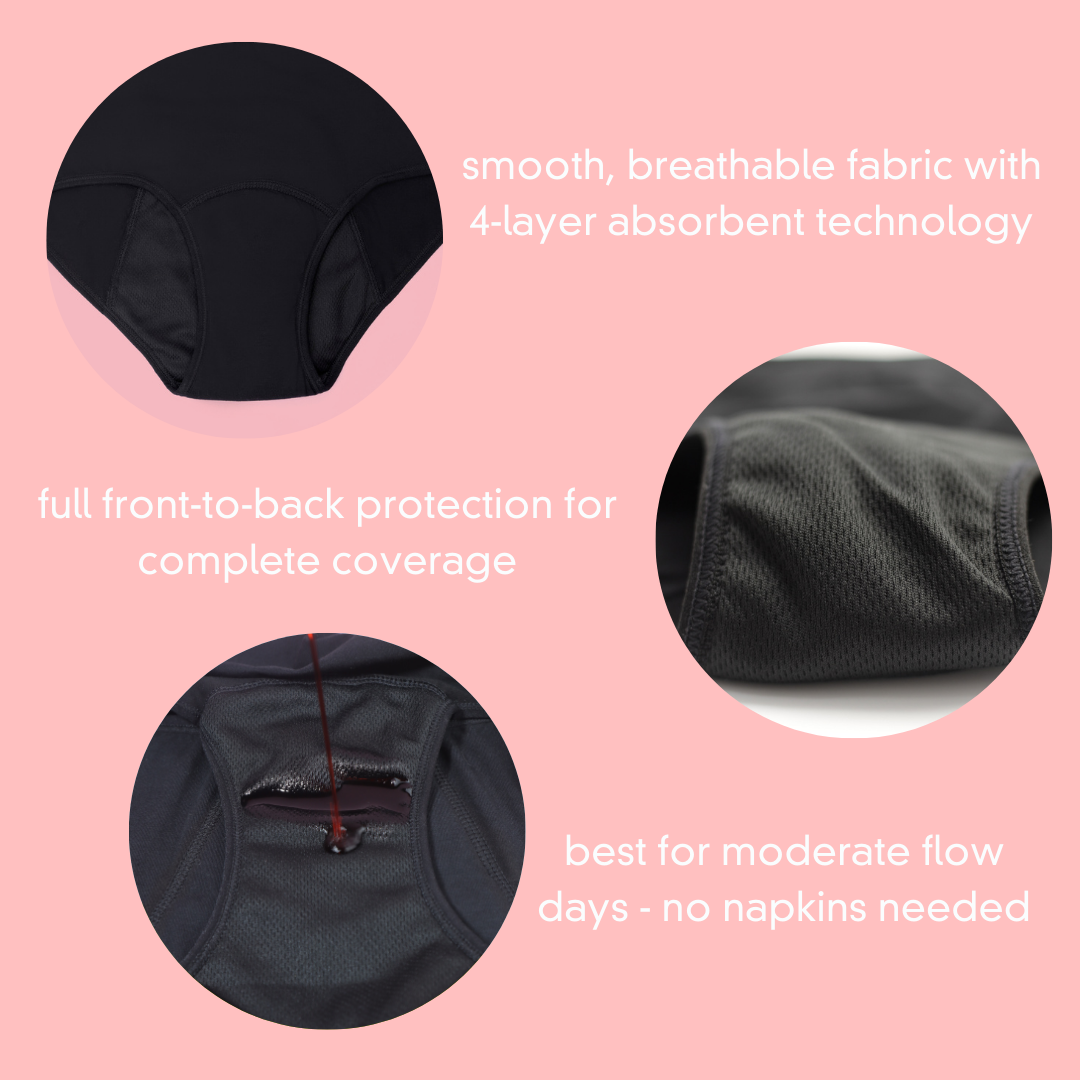 HER Period Underwear (Mid-Waist)