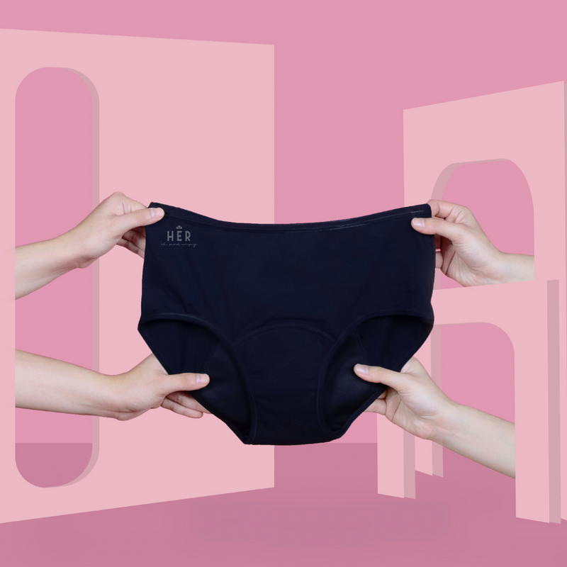 Women's Moderate Urinary Incontinence Briefs Menstrual Underwear