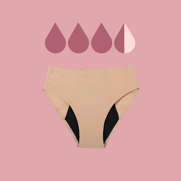 Dana Seamless Period Underwear (Nude)